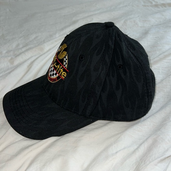 JIFFY-TITE Motorsports Black Flame Detailed Cap - Picture 2 of 4